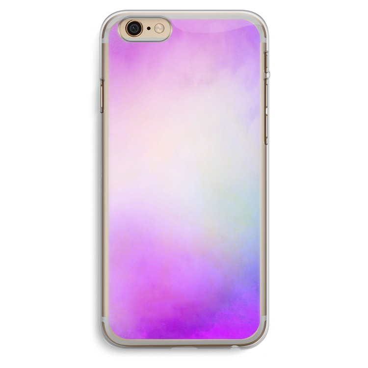 Clouds pastel: iPhone 6 Plus / 6S Plus Transparant Hoesje
