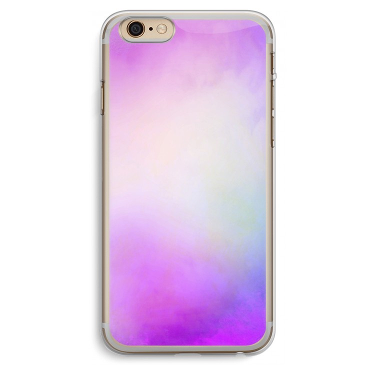 Clouds pastel: iPhone 6 Plus / 6S Plus Transparant Hoesje