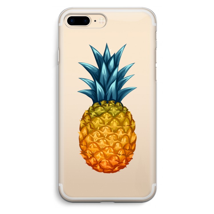 Grote ananas: iPhone 7 Plus Transparant Hoesje