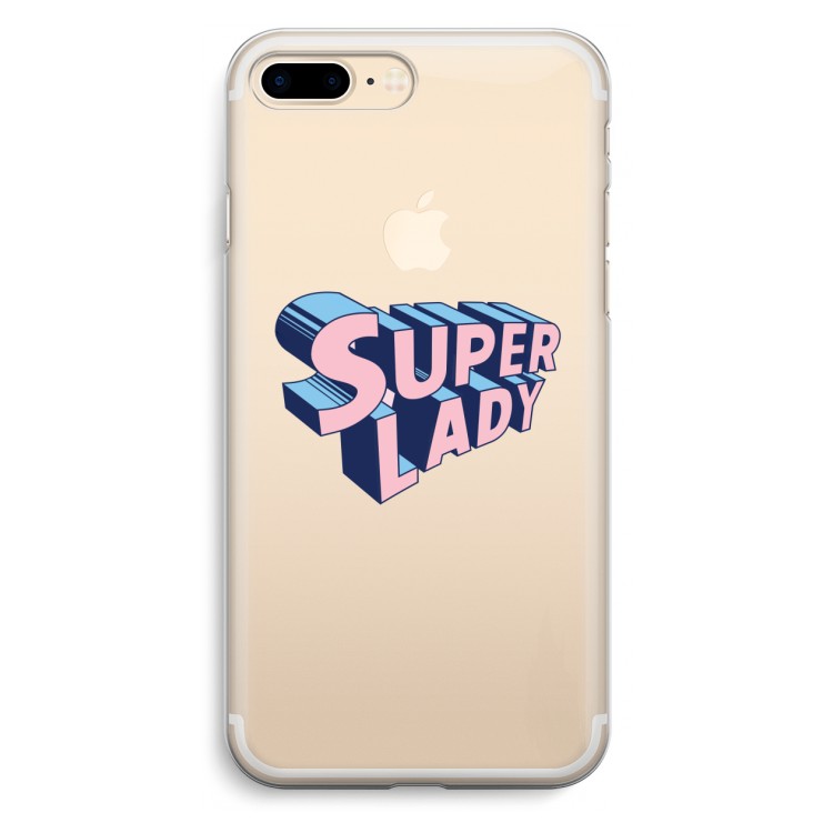 Superlady: iPhone 7 Plus Transparant Hoesje