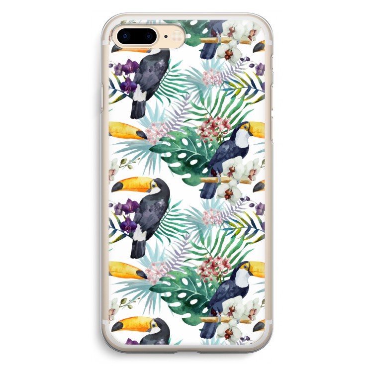 Tukans: iPhone 7 Plus Transparant Hoesje