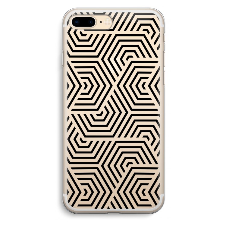Magic pattern: iPhone 7 Plus Transparant Hoesje