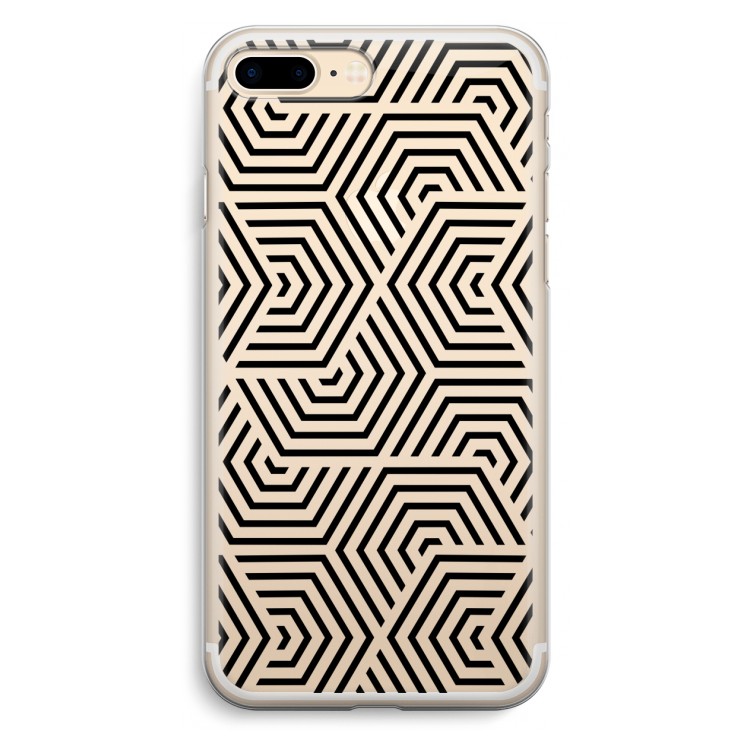 Magic pattern: iPhone 7 Plus Transparant Hoesje