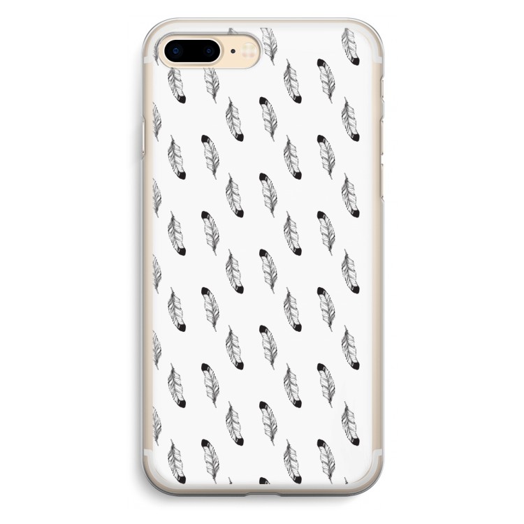 Pluimen: iPhone 7 Plus Transparant Hoesje