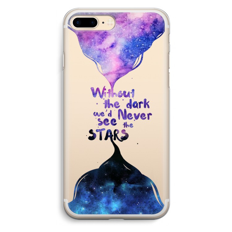 Stars quote: iPhone 7 Plus Transparant Hoesje