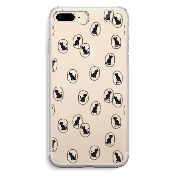 Miauw: iPhone 7 Plus Transparant Hoesje