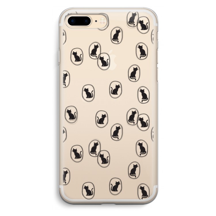 Miauw: iPhone 7 Plus Transparant Hoesje
