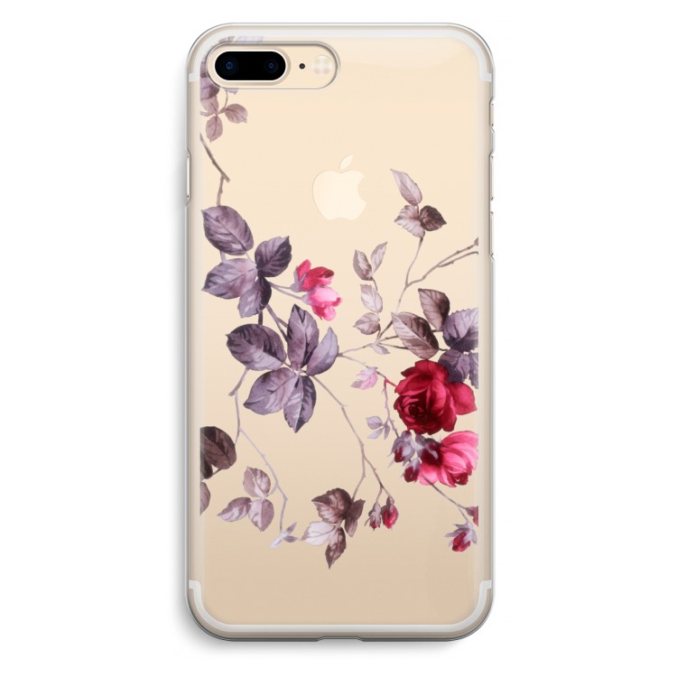 Mooie bloemen: iPhone 7 Plus Transparant Hoesje