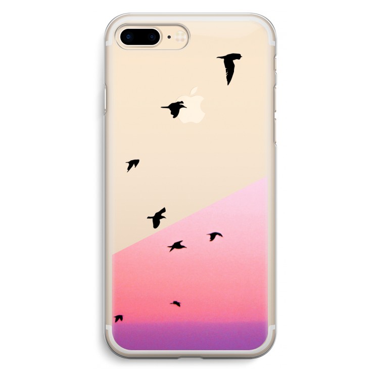 Fly away: iPhone 7 Plus Transparant Hoesje