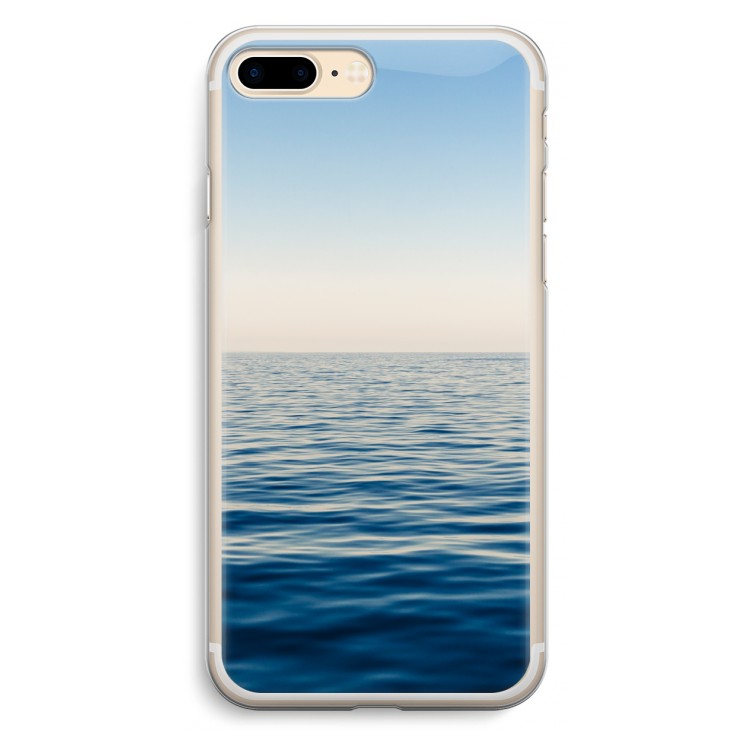 Water horizon: iPhone 7 Plus Transparant Hoesje