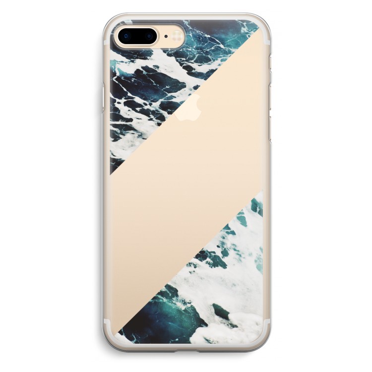 Golven: iPhone 7 Plus Transparant Hoesje