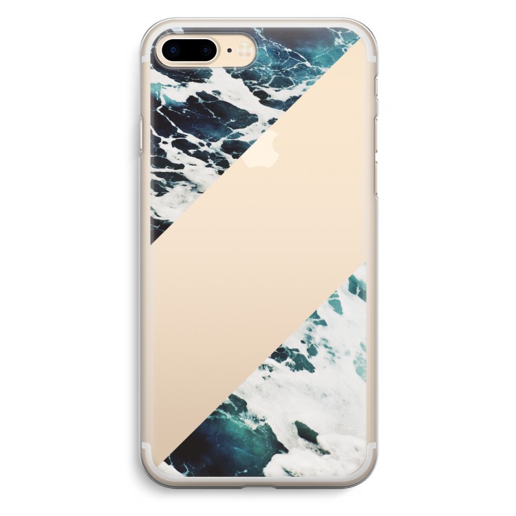 Golven: iPhone 7 Plus Transparant Hoesje
