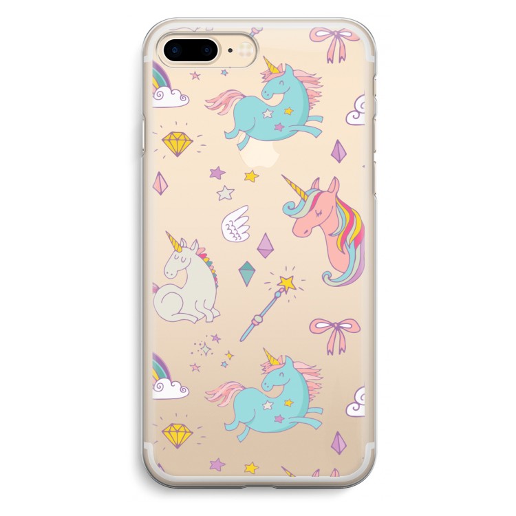 Fantasiewereld: iPhone 7 Plus Transparant Hoesje