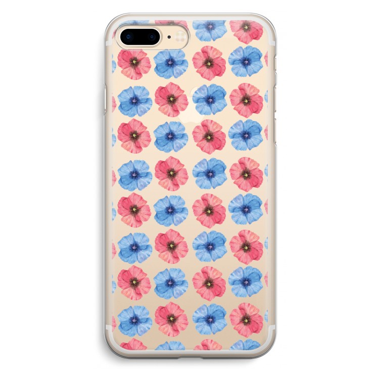 Klaproosjes: iPhone 7 Plus Transparant Hoesje