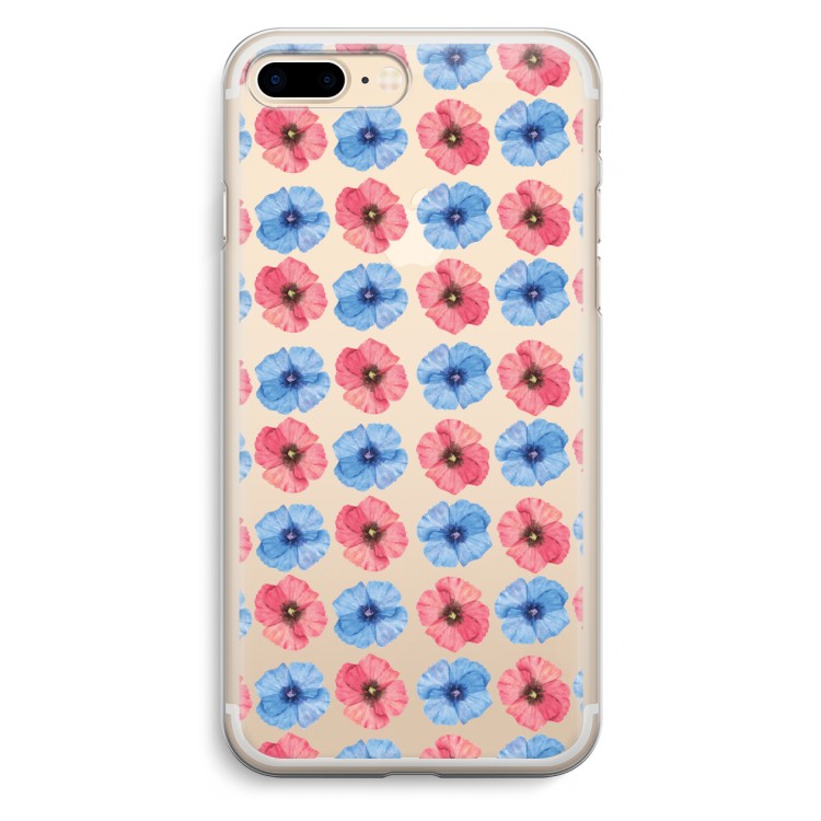 Klaproosjes: iPhone 7 Plus Transparant Hoesje