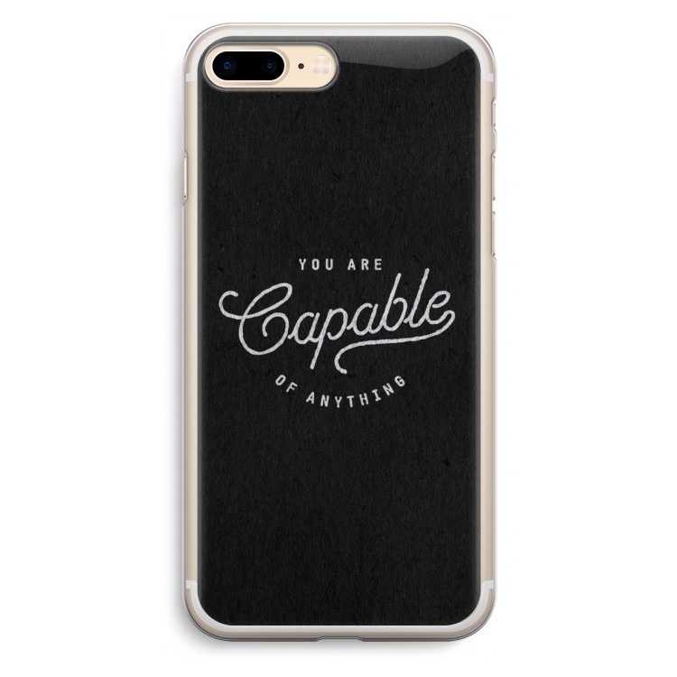 Capable: iPhone 7 Plus Transparant Hoesje