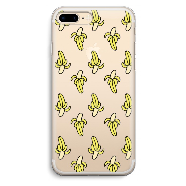 Bananas: iPhone 7 Plus Transparant Hoesje