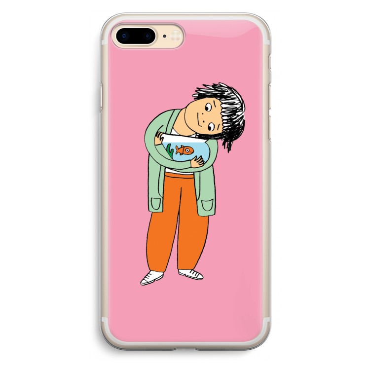 Visknuffel: iPhone 7 Plus Transparant Hoesje