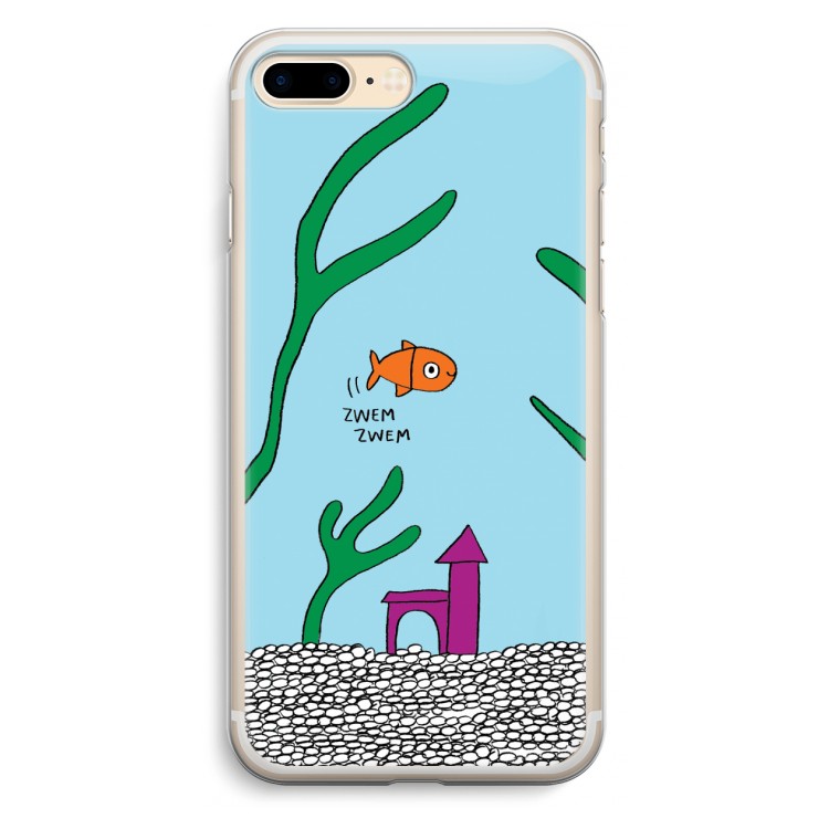 Aquarium: iPhone 7 Plus Transparant Hoesje