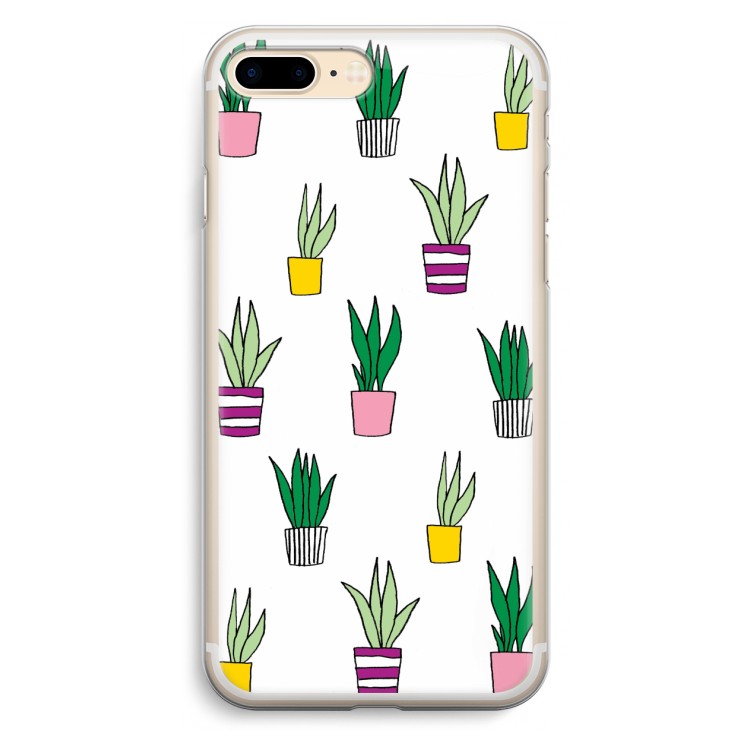Sanseveria: iPhone 7 Plus Transparant Hoesje