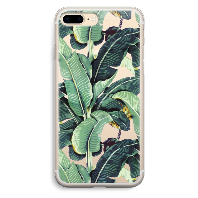 Bananenbladeren: iPhone 7 Plus Transparant Hoesje