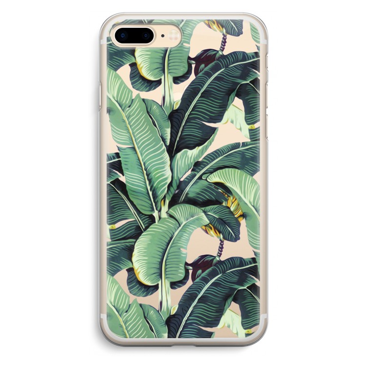 Bananenbladeren: iPhone 7 Plus Transparant Hoesje