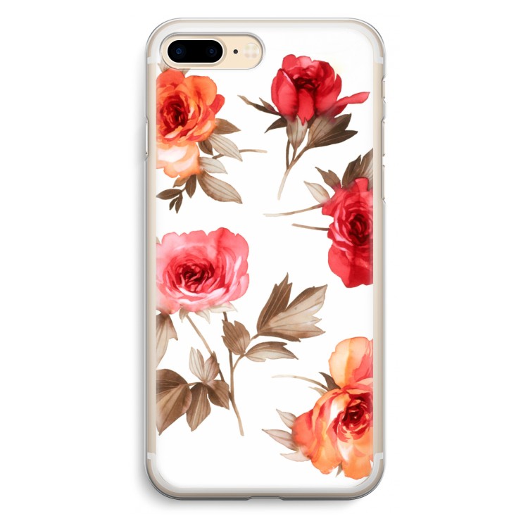 Roosjes: iPhone 7 Plus Transparant Hoesje