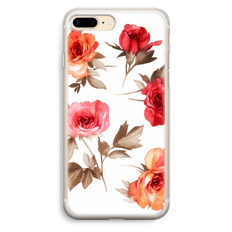Roosjes: iPhone 7 Plus Transparant Hoesje