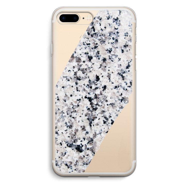 Gespikkelde marmer: iPhone 7 Plus Transparant Hoesje