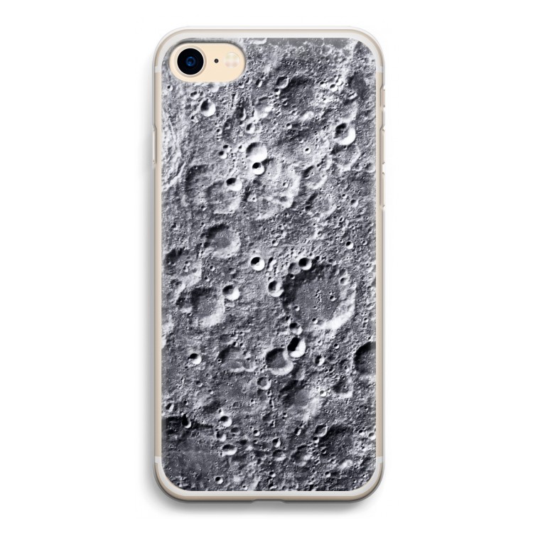 Maanlandschap: iPhone 7 Transparant Hoesje