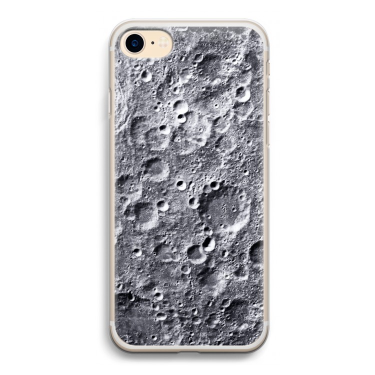 Maanlandschap: iPhone 7 Transparant Hoesje