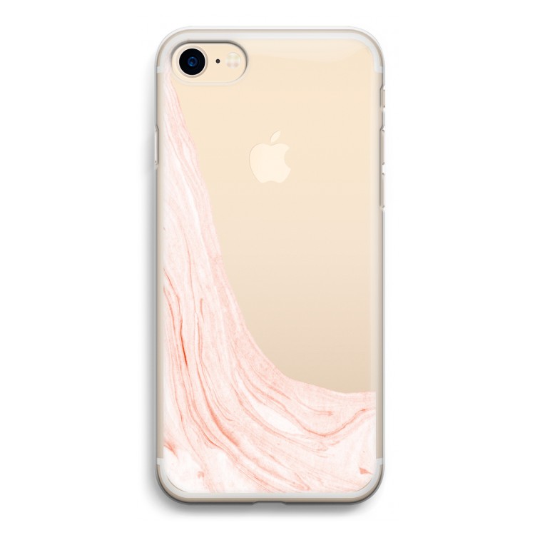 Peach bath: iPhone 7 Transparant Hoesje