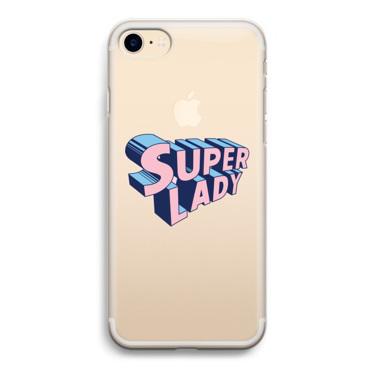 Superlady: iPhone 7 Transparant Hoesje