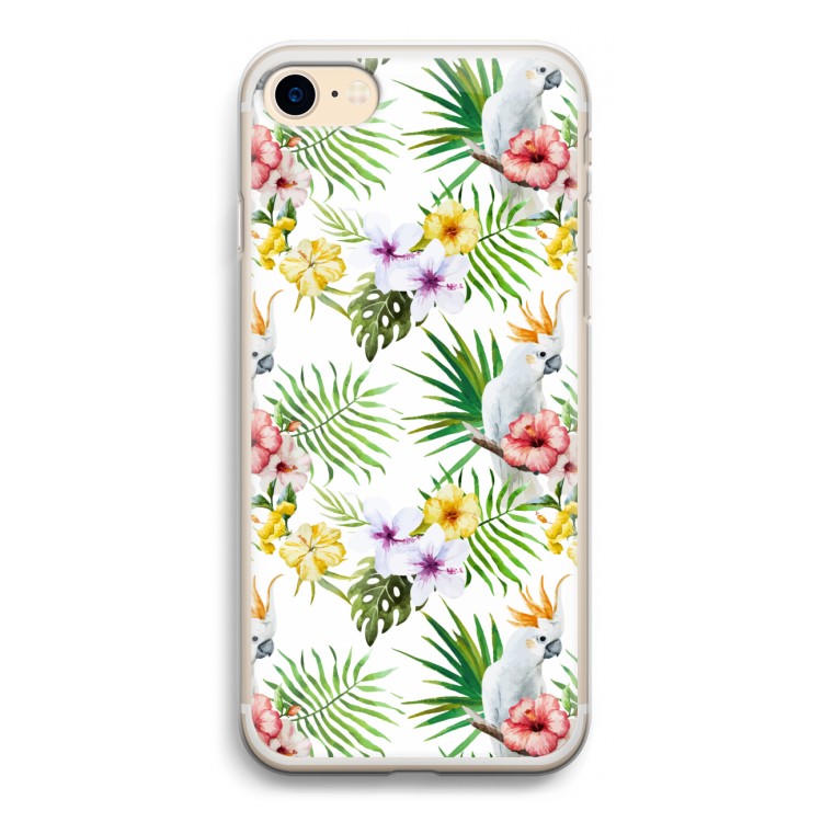 Gele kuif: iPhone 7 Transparant Hoesje