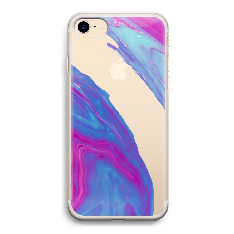 Zweverige regenboog: iPhone 7 Transparant Hoesje