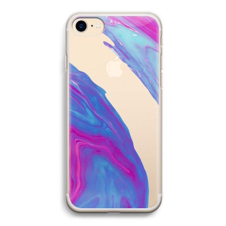 Zweverige regenboog: iPhone 7 Transparant Hoesje