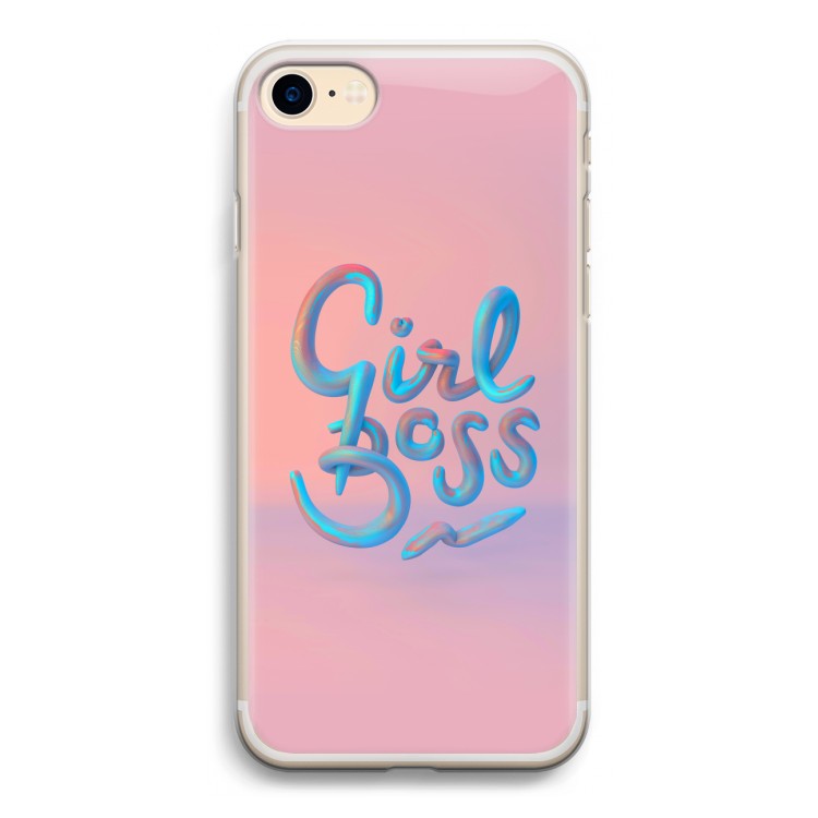 Girl boss: iPhone 7 Transparant Hoesje