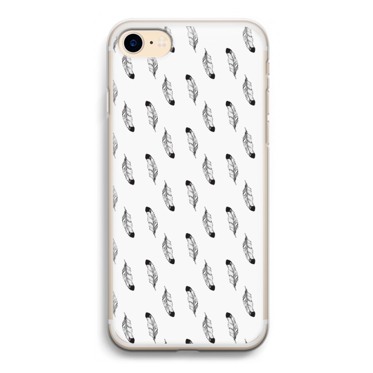 Pluimen: iPhone 7 Transparant Hoesje