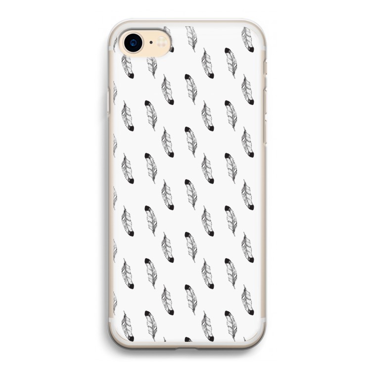 Pluimen: iPhone 7 Transparant Hoesje