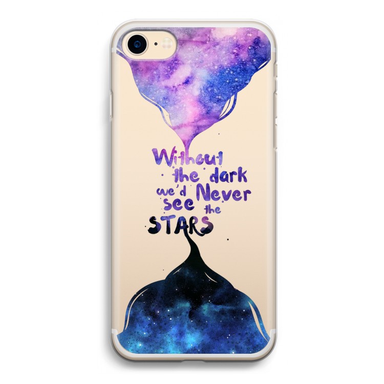 Stars quote: iPhone 7 Transparant Hoesje