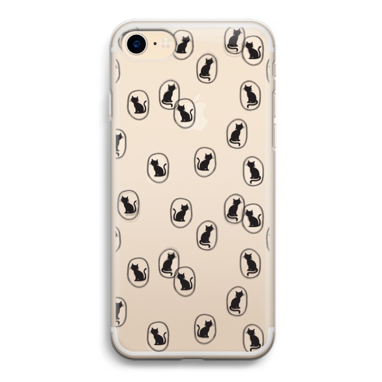 Miauw: iPhone 7 Transparant Hoesje