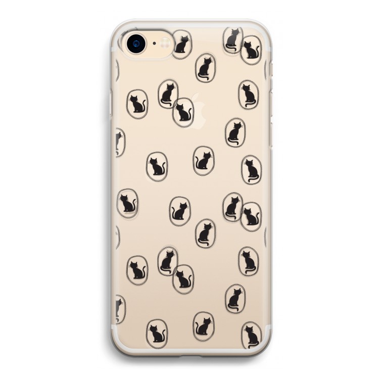 Miauw: iPhone 7 Transparant Hoesje