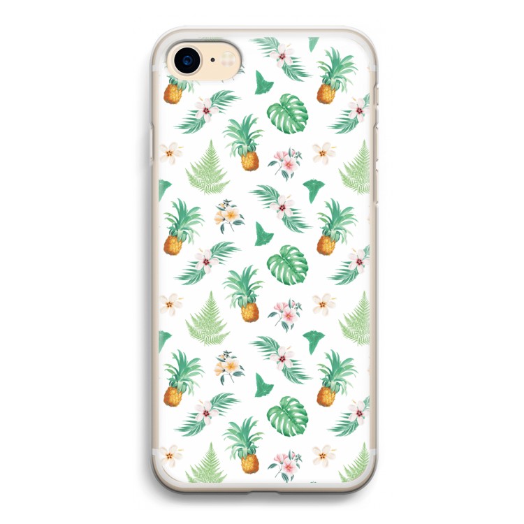 Ananas bladeren: iPhone 7 Transparant Hoesje
