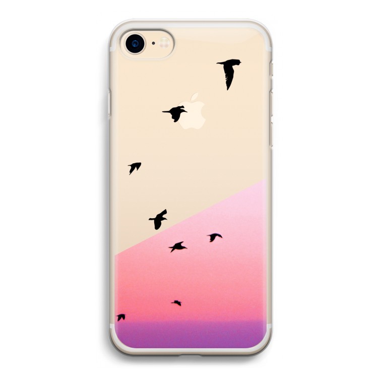 Fly away: iPhone 7 Transparant Hoesje