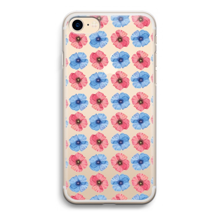 Klaproosjes: iPhone 7 Transparant Hoesje