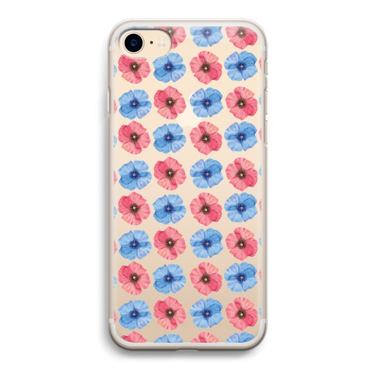 Klaproosjes: iPhone 7 Transparant Hoesje