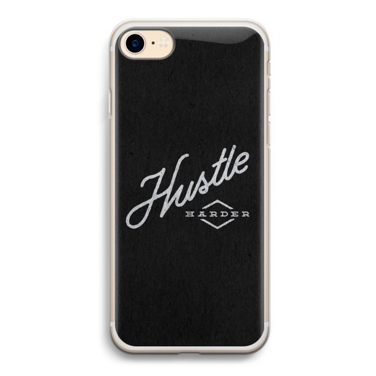 Hustle: iPhone 7 Transparant Hoesje