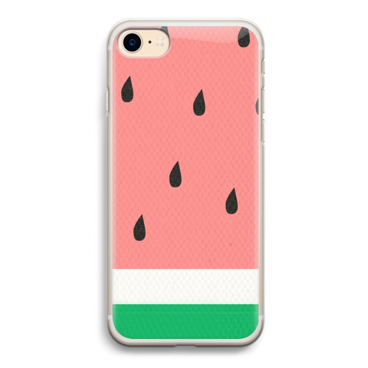 Watermeloen: iPhone 7 Transparant Hoesje