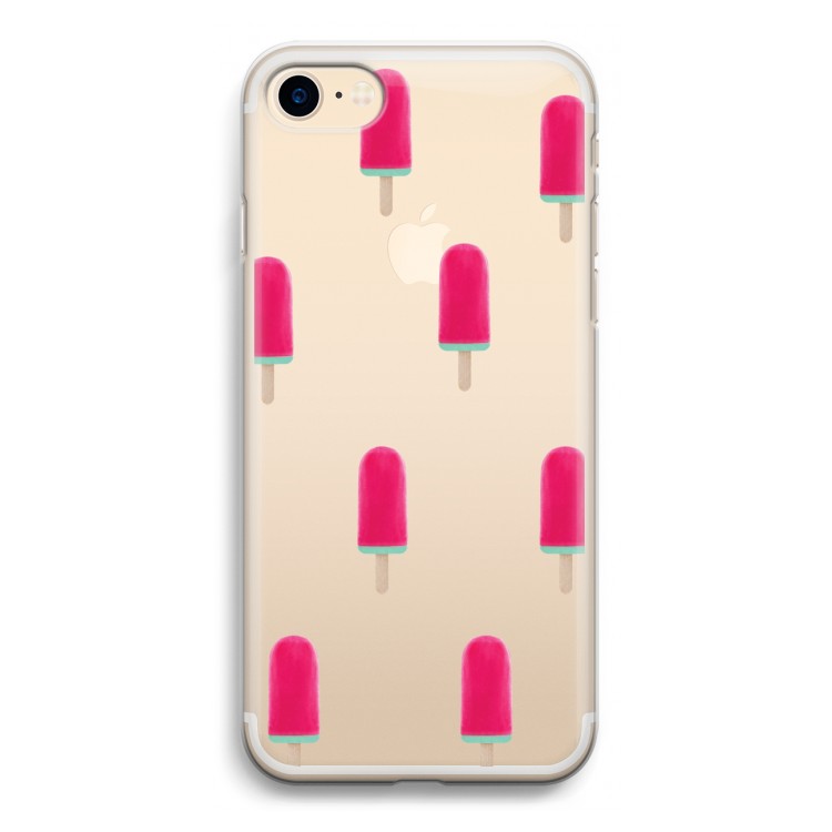 Waterijsje: iPhone 7 Transparant Hoesje