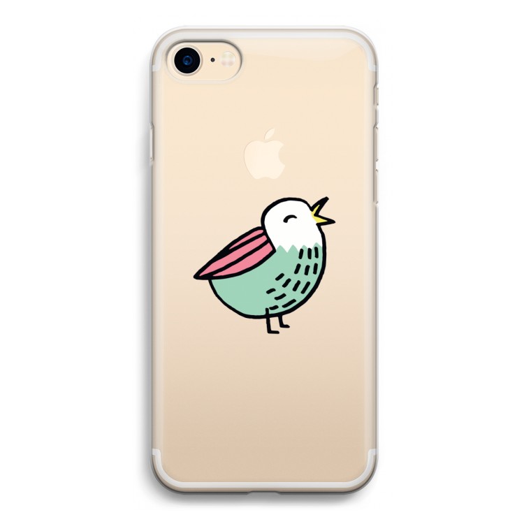 Birdy: iPhone 7 Transparant Hoesje